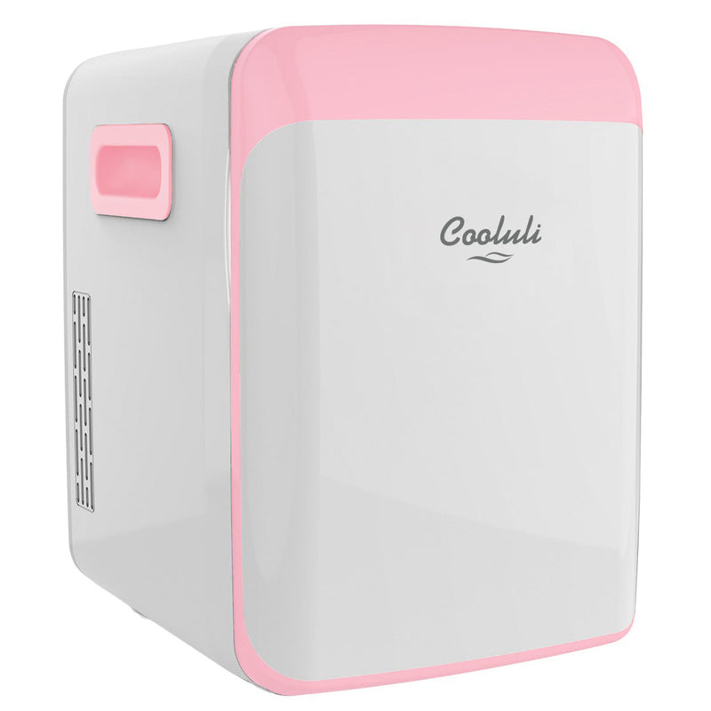 cooluli classic 15 liter pink portable mini fridge