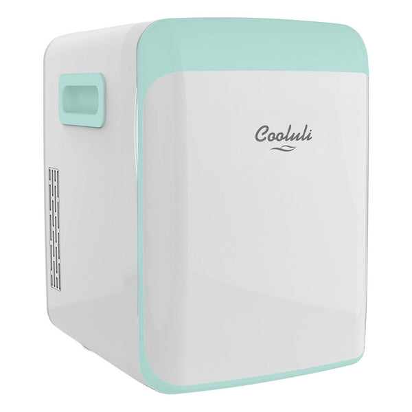 cooluli classic 15 liter teal portable mini fridge
